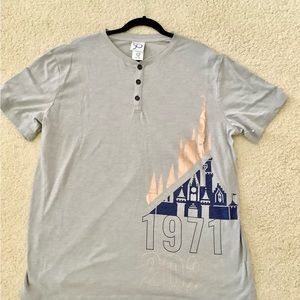 Men’s Disney World 50th Anniversary Button Top. Never worn